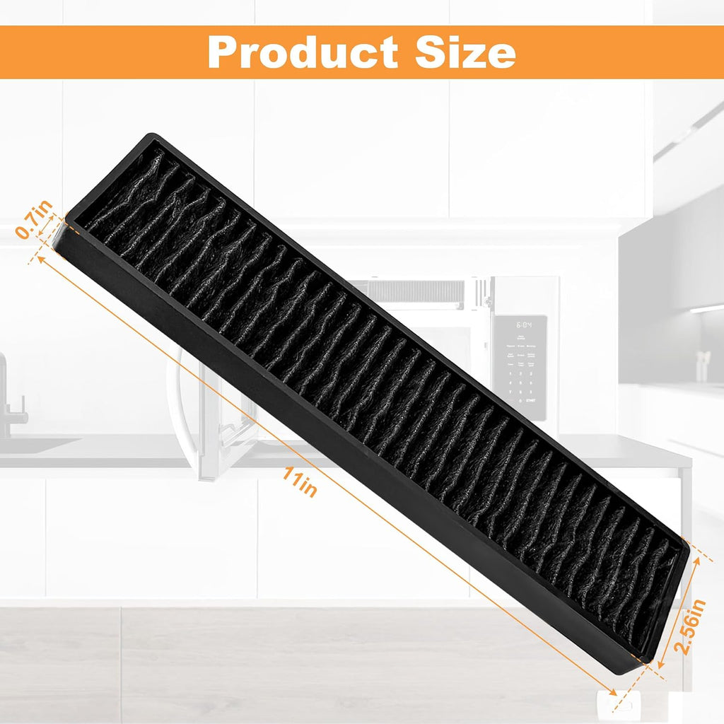 2 Pcs Microwave Charcoal Filter Compatible with JVM7195FL6DS, CVM521P2M6S1