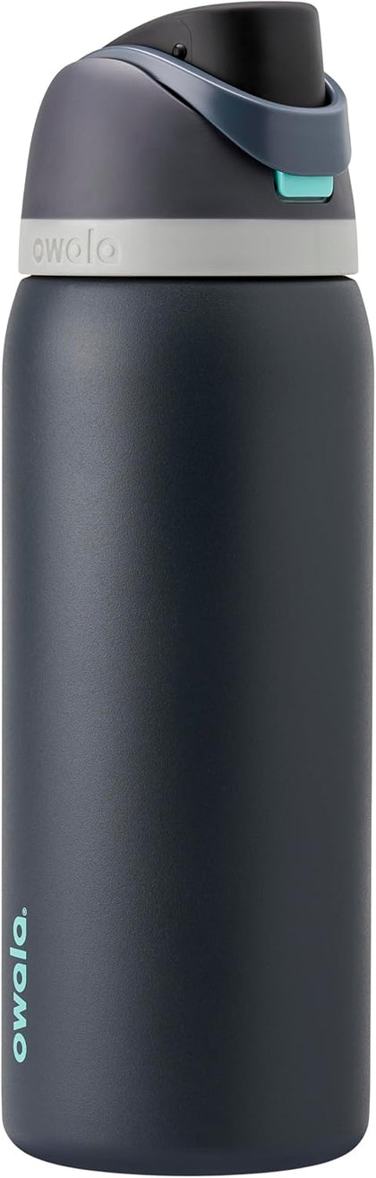 FreeSip Stainless Steel Water Bottle 32 oz Foggy Tide