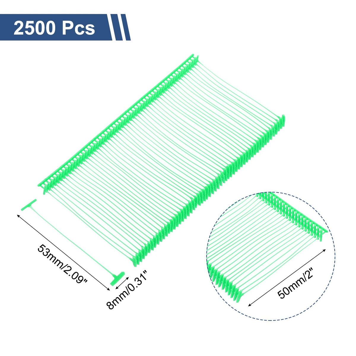 Standard Tagging Fasteners,Plastic Regular,Standard Label Gun Price Tagging Barbs for Garment Price Tag Label Tagging