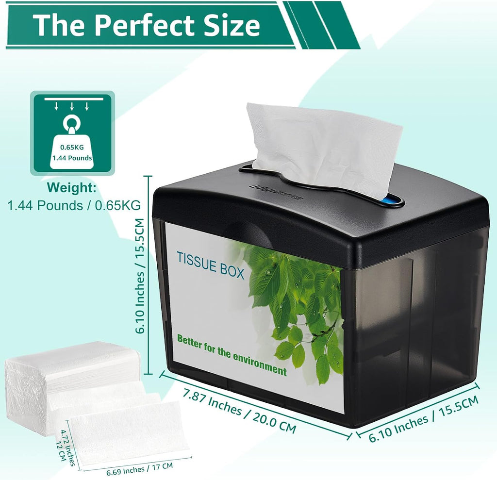 Commercial Napkin Dispenser, Black