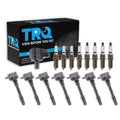 TRQ Ignition Coil and Iridium Spark Plug Kit 16 Piece