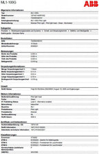 Abb -Interfacec – Light Pilot ML1-100 g