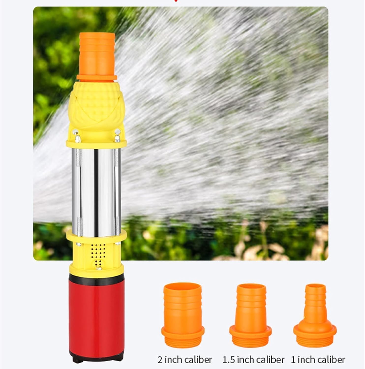 Deep Well Pump, 12V 250W DC Solar Pump for Agriculture Farms Irrigation Gardens, 8m, 5m³/h Rate, Stainless Steel