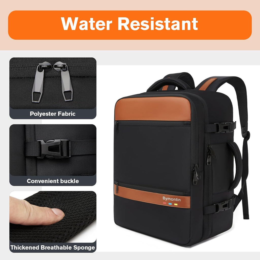 Smart Suitcase-style Laptop Backpack, 25L / 35L Practical Travel Bag for Work, Leisure & Flight, Luggage-Style