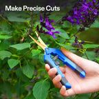 6.5 Inch Garden Scissors, Blue Pruning Shears for Plants, 6-Pack