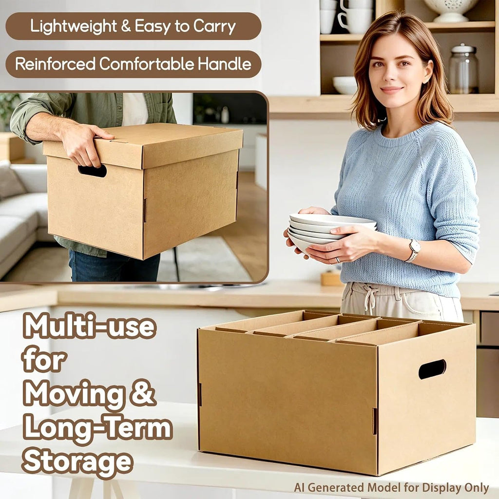 Moving Boxes for Dishes, Dishware & Glassware Packing Boxes