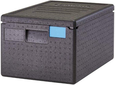 Cam GoBox Top-Loader Food Pan Carrier, Black | Maintain Safe Hot or Cold Temp for at least 4 hours, Lightweight