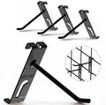 Double Gridwall Hooks- 24 Pcs Display Hooks for Grid Wall Panel- Grid Wall Hooks 4 inch with Extra Hook On The