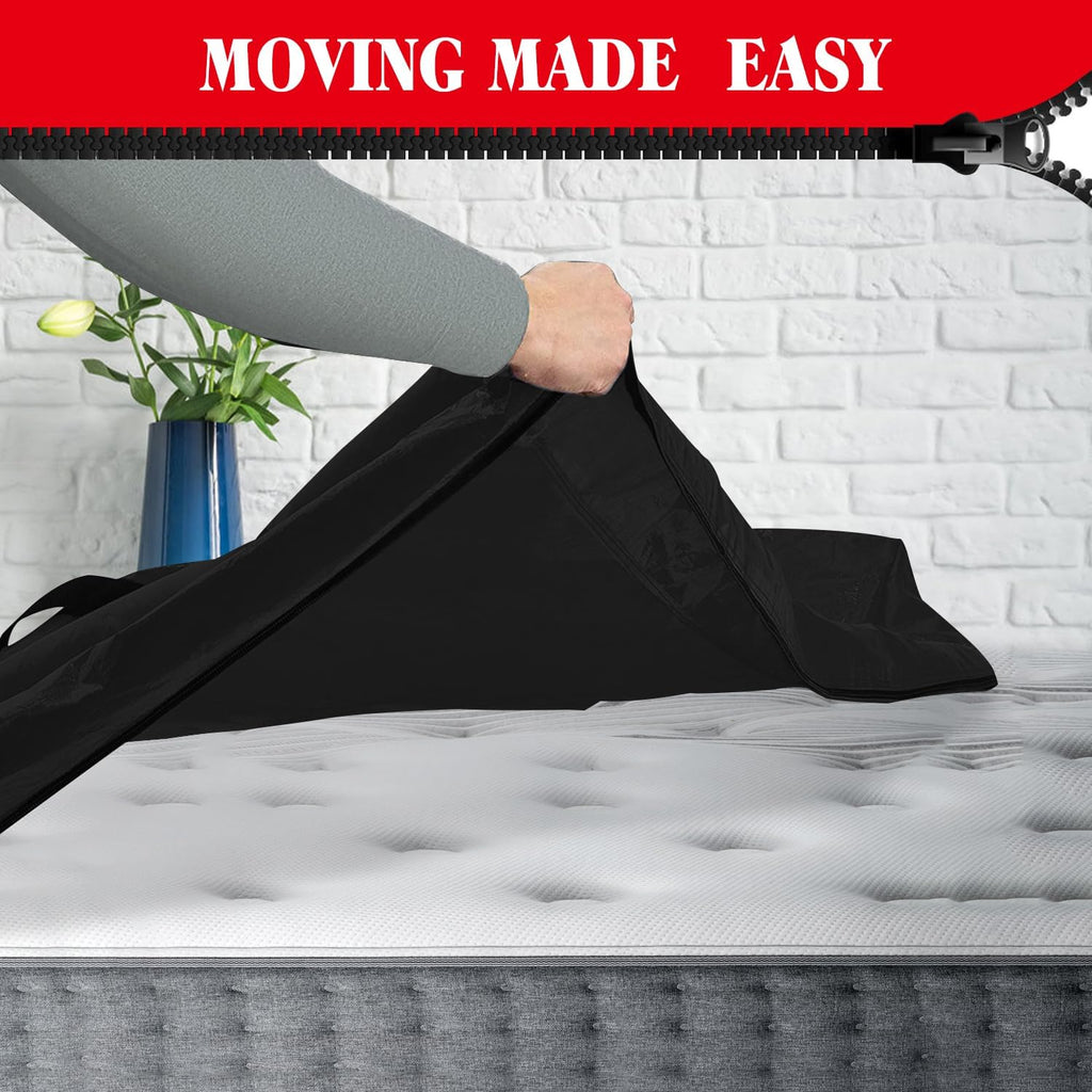 Extra Heavy Duty Mattress Moving Bag with 8 Handles, King