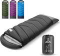 Sleeping Bags for Adults Teens, 4 Season Camping Sleeping Bag Waterproof,Machine Washable Backpacking Gear for Cool