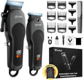 Hair Clippers for Men, Professional Cordless Clippers & Trimmer Set, Super Quiet, Clippers for Hair Cutting Kit with