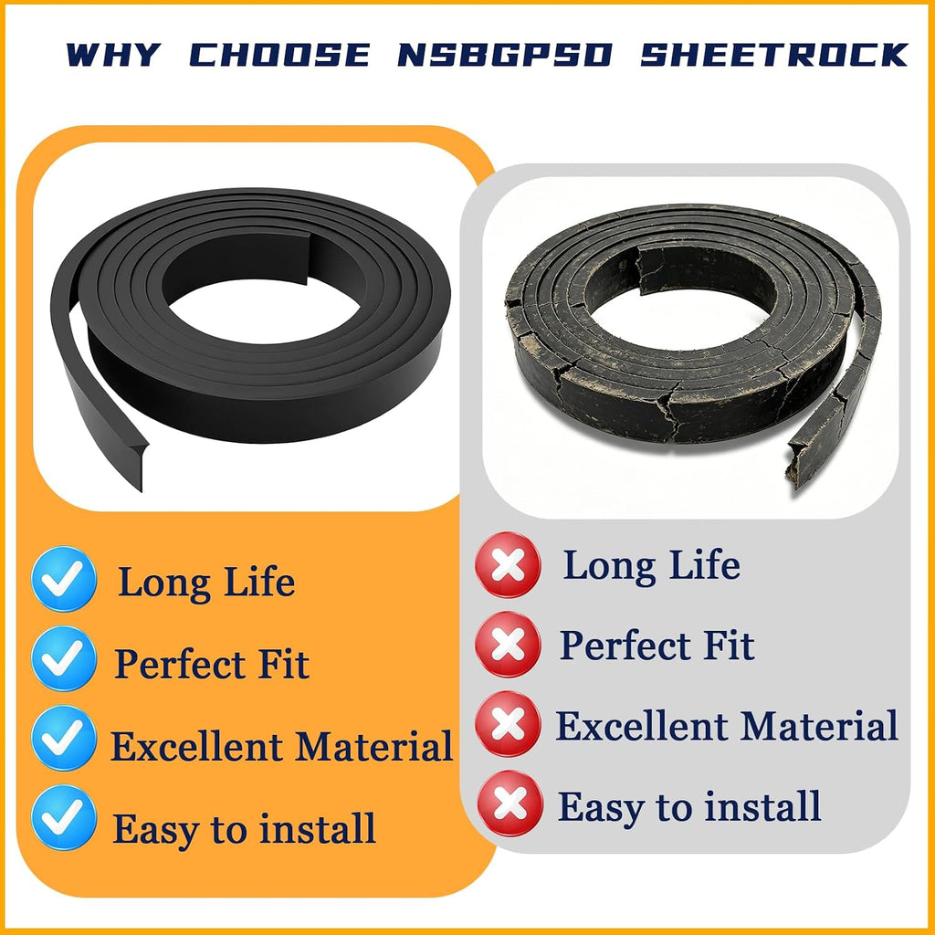 Storm Door Bottom Sweep Fin Weatherstrip for Andersen (2Pcs)