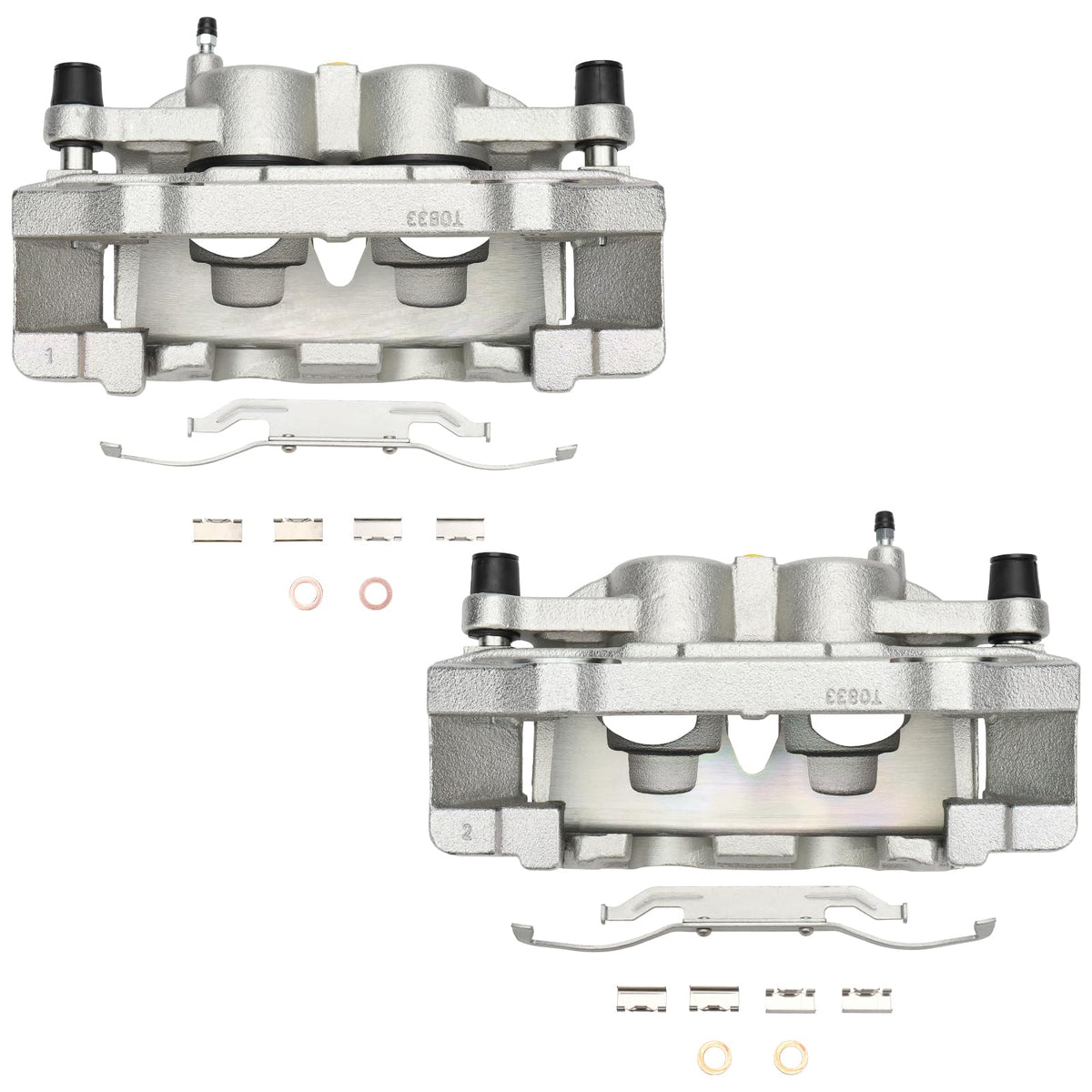 IRONTEK 18B5060 18B5061 Front Left & Right Side Brake Caliper for Ford