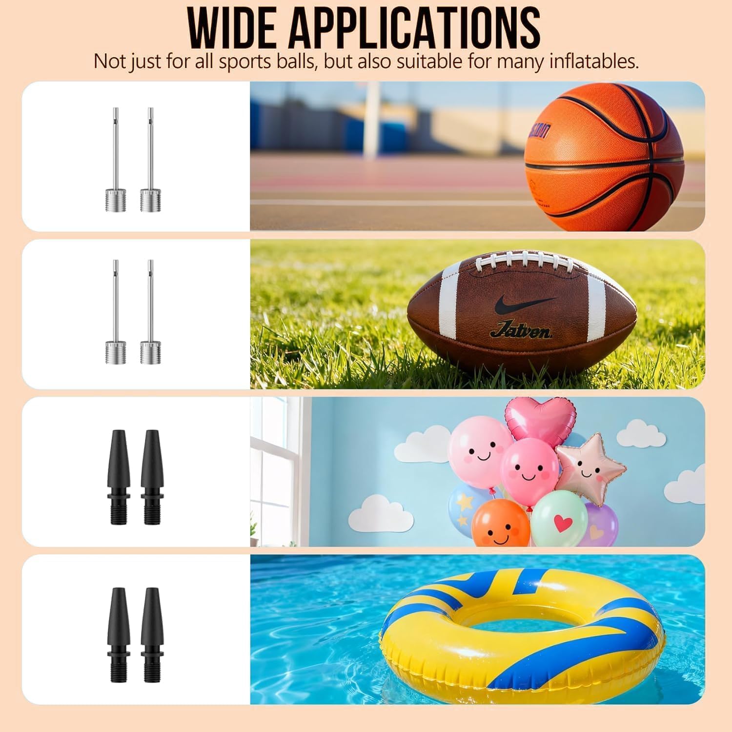 Electric Ball Pump,Smart Air Pump Portable Fast Inflation Accurate Pressure Gauge and Digital LCD Display for All