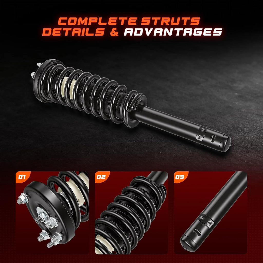 CCIYU Complete shock and Strut Fit for Honda for Accord 03-07 2PCS