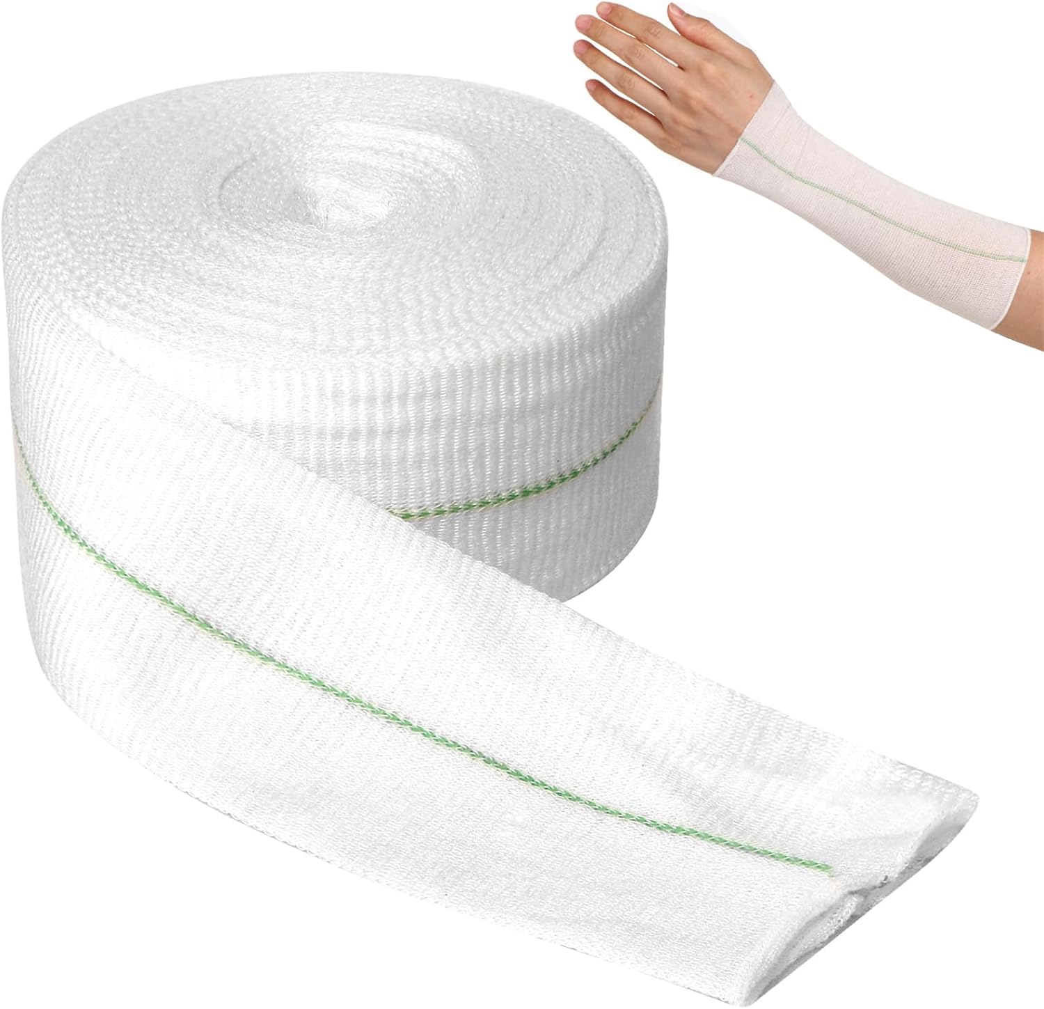 Tubular Elastic Sport Bandage 2inch x 32.8 Feet Reusable Sleeve Stretch Dressing Retainer Gauze Stockinette Tubing