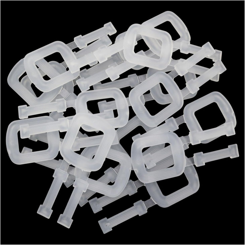 200PCS Plastic Manual Strapping Buckles Packaging Tightening Strap Clips For Pallet Box Bundling Eco Friendly Hand