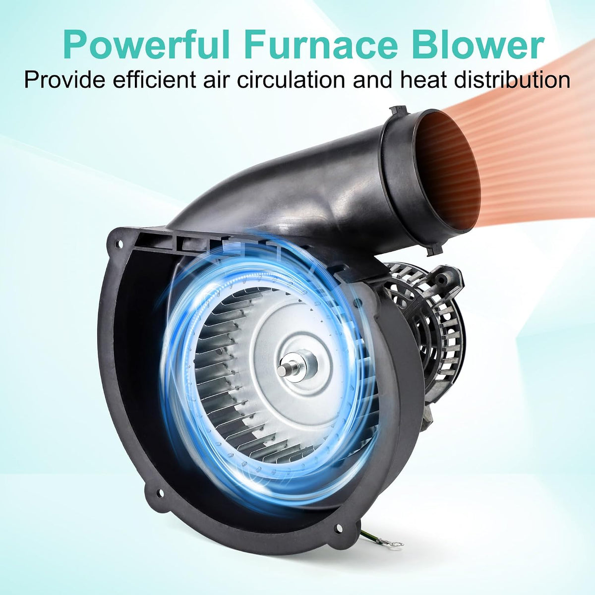 Furnace Draft Inducer Blower Motor Replacement for Rheem Ruud FB-RFB241, 70-24157-03, Jakel J238-150-1533, J238-150-15165, Ametek 117104-01, Fasco 7021-11559