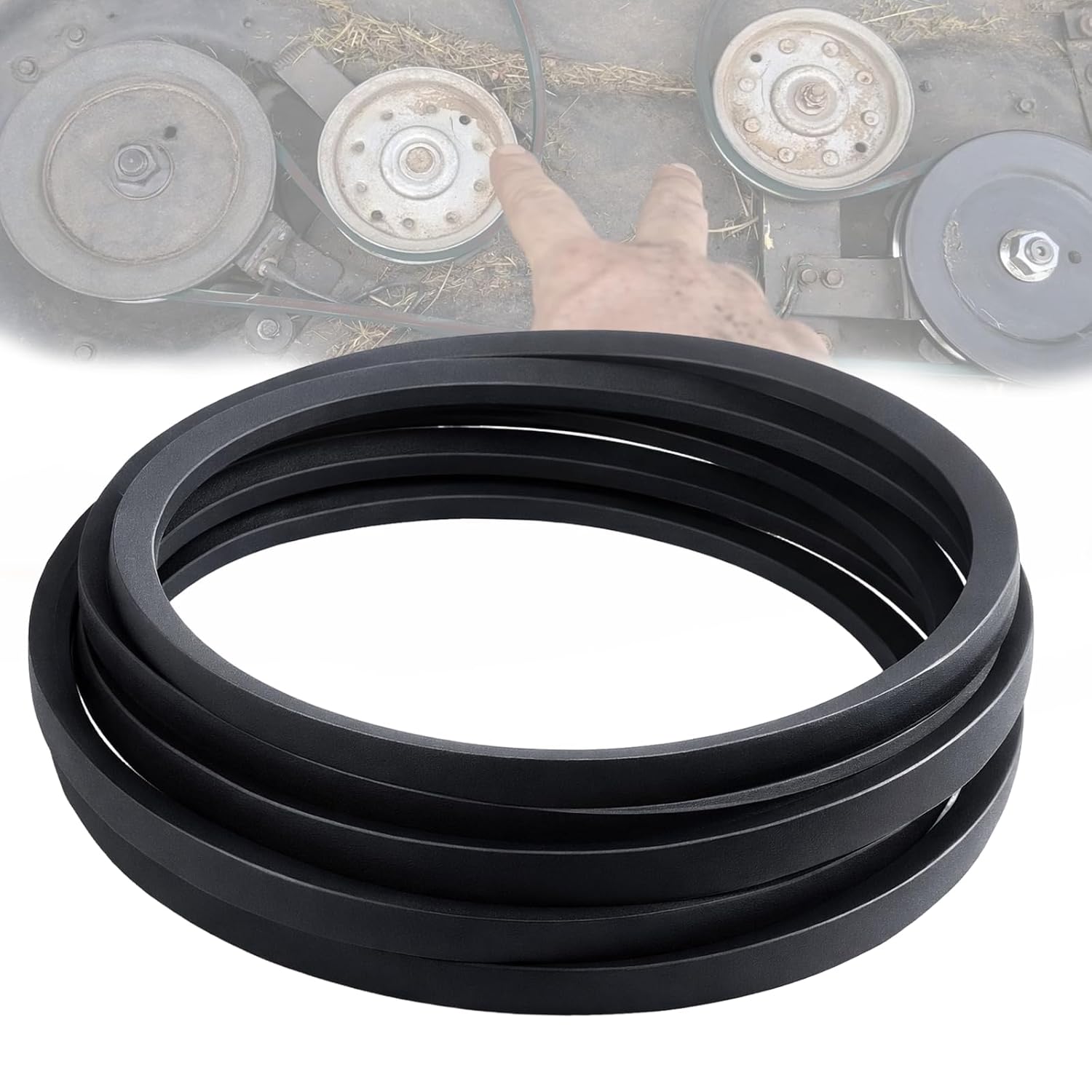 42 Inch Mower Deck Belt Replacement 429636 197253 592855001, 1/2" x 101" | Compatible with Craftsman Husqvarna Poulan