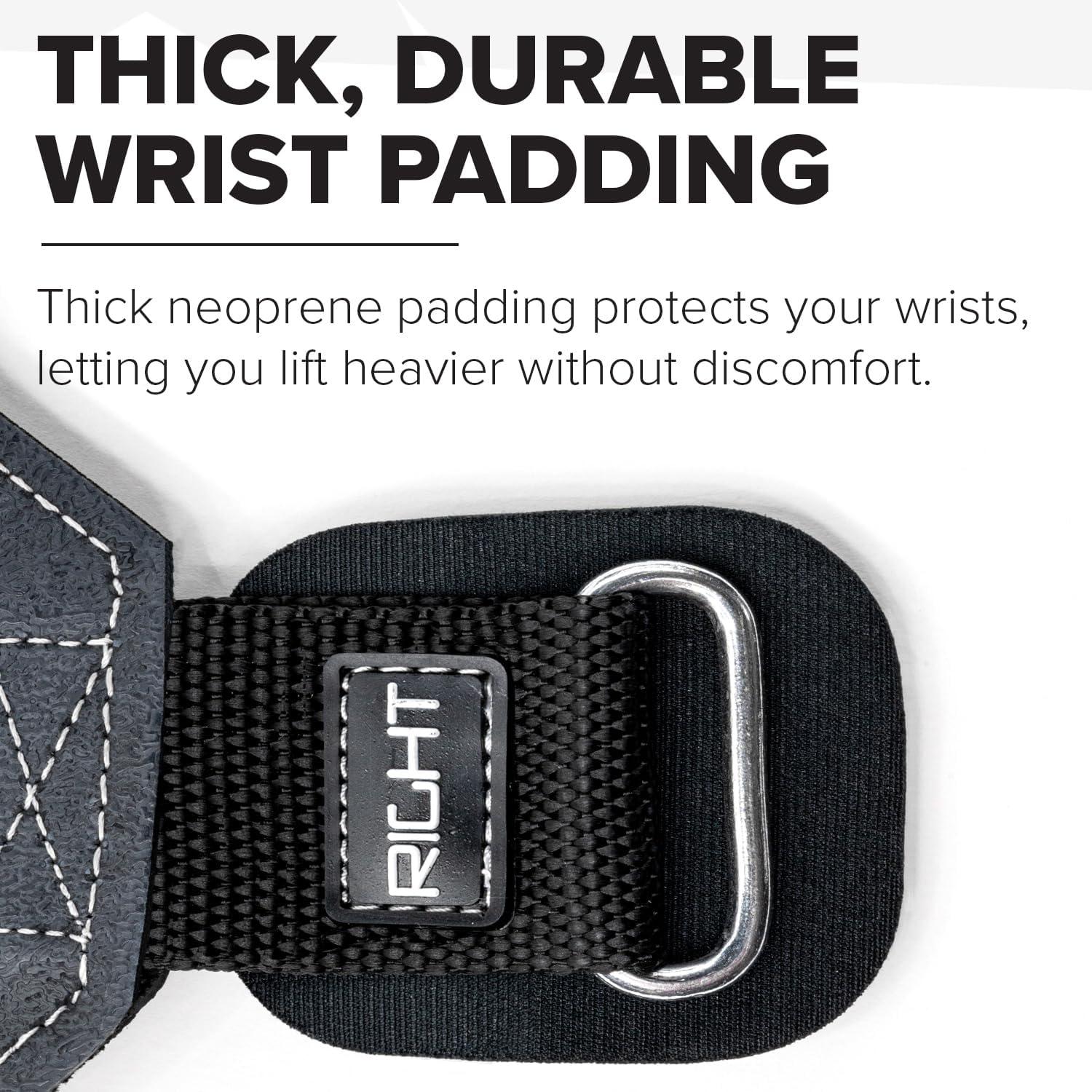 EZ Gripz PRO V2 Lifting Grips for Weightlifting: Weight Lifting Straps for Gym with Adjustable Wrist Neoprene Padding