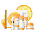Vitamin C Skin Care, Skin Care Set with Cleanser, Toner, Serum, Eye Cream, Face Cream for Women Teen Girls Mom