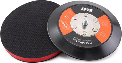 5"(125mm) Backing Pad Hook and Loop Backing Plate 5/16"-24 Thread DA Air Random Orbital Sander/Polisher Backing Pad