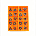 20PCS 16IR AG60 Lathe Threading Insert Internal 60 Degree Thread for Steel