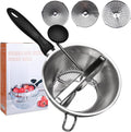 Stainless Steel Food Mills For Tomato Sauce and Jam With 3 Milling Discs