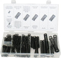 114pc Black Oxide Finish Compression Spring Assortment