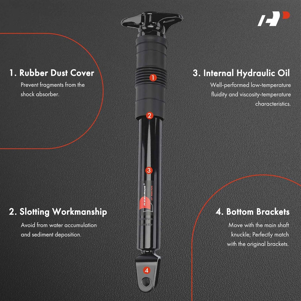 A-Premium Rear Shocks Compatible with Jeep & Dodge