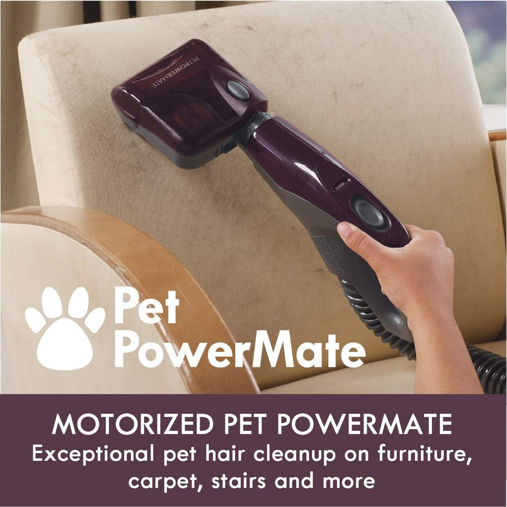 Friendly Lightweight Bagless Compact Canister Vacuum | 2-Motor System, Pet PowerMate, HEPA Filter & Telescoping Wand
