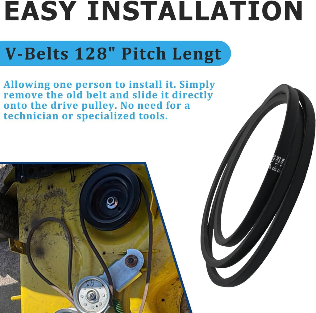 B128 Lawn Mower V-Belt Fit for Toro Wheel Horse Riding Mower