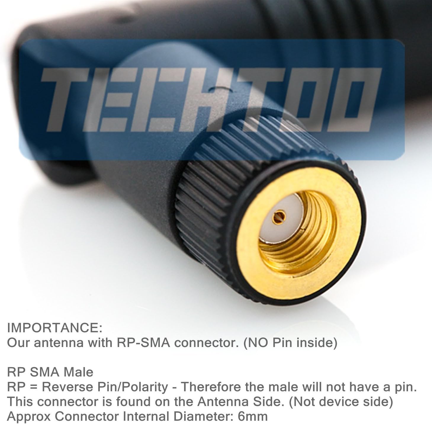 9dBi Omni WiFi Antenna with RP-SMA Connector for Wireless Network Router/USB Adapter/PCI PCIe Cards/IP
