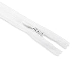 30 Inch Invisible Zipper Nylon White Zipper for Crafts and Sewing