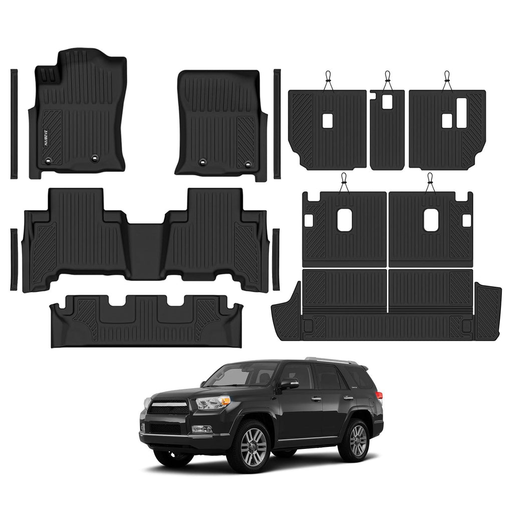 Floor Mats for 2013-2024 Toyota 4Runner 7 Seats
