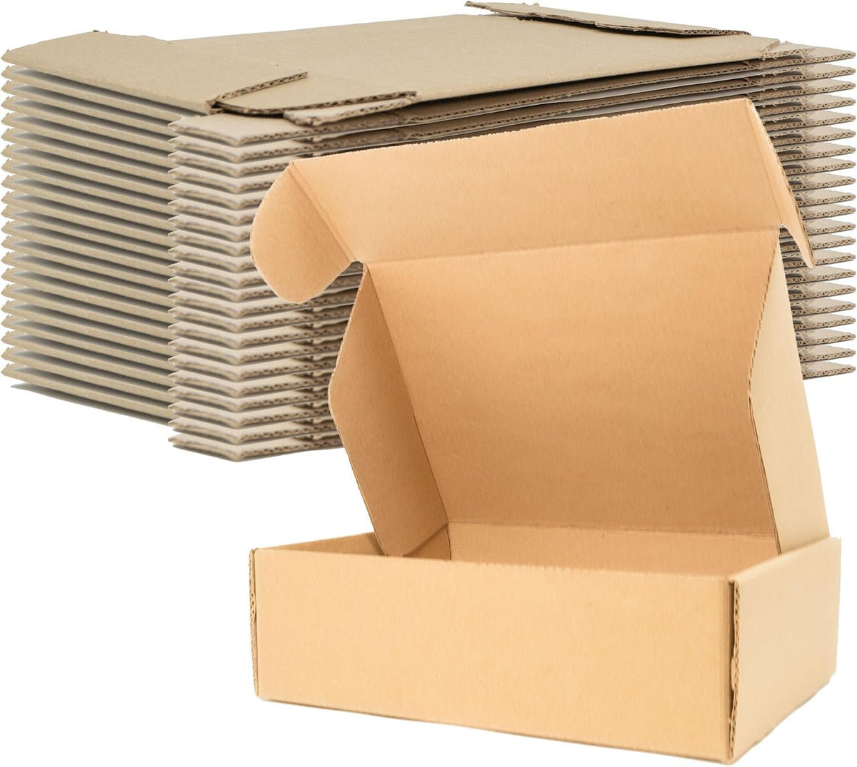 Commercial 32 ECT Shipping Mailer Boxes, 9"x6"x2", 25 Pack