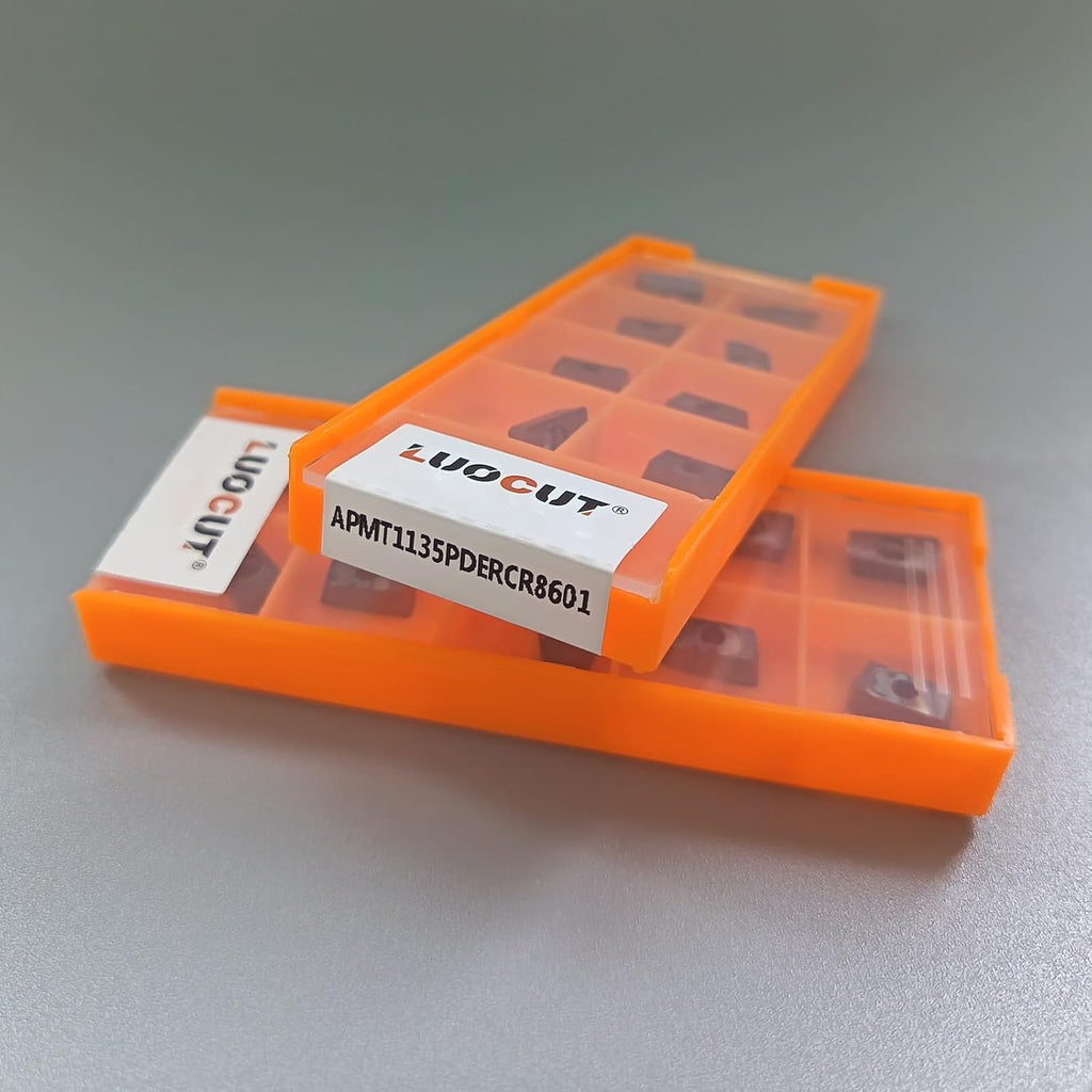 20 pcs CNC Carbide milling Inserts APMT1135 for Process HRC45 Steel-CR8601