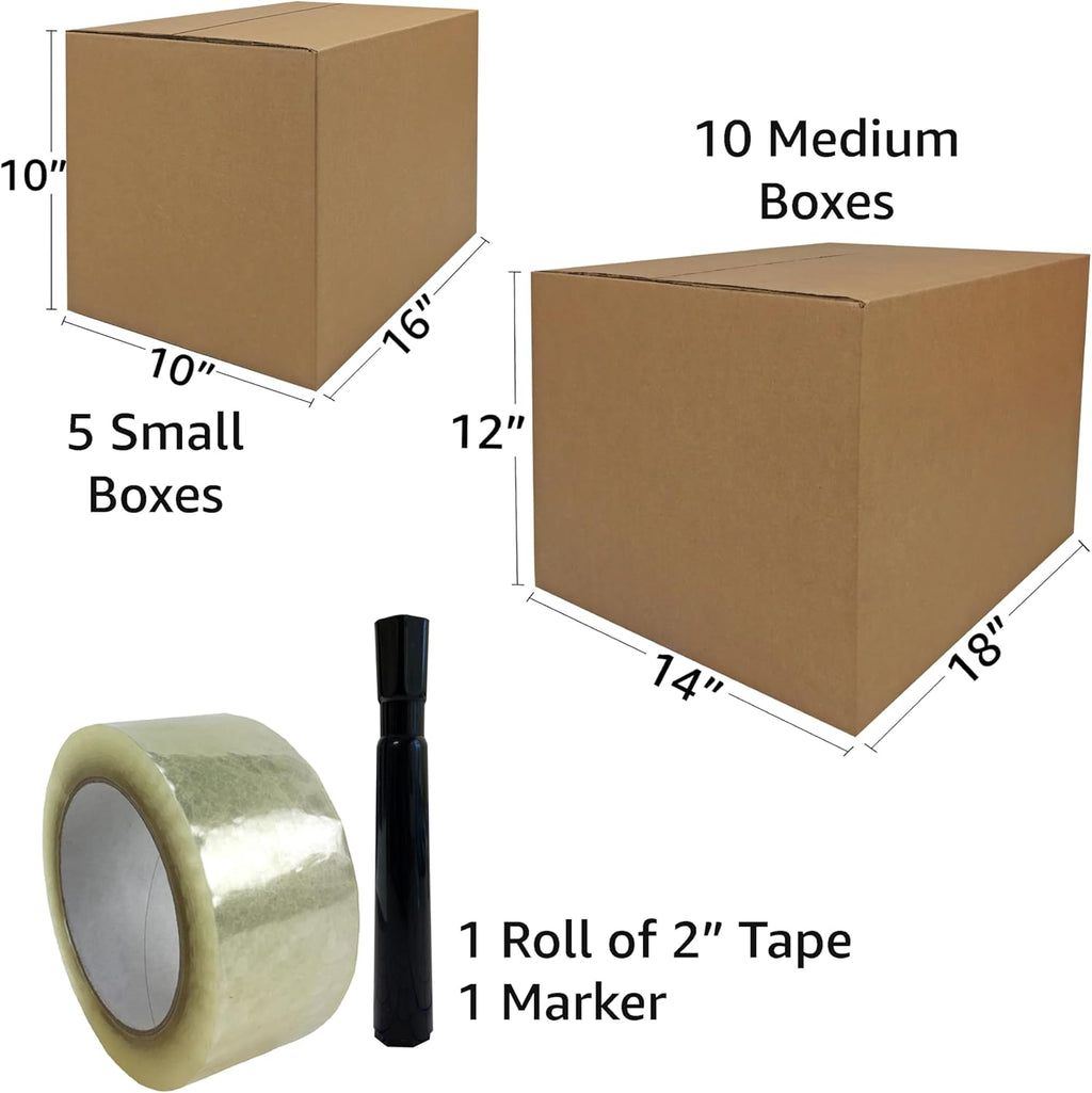 Economy Moving Kit #1, 1-2 Bedroom
