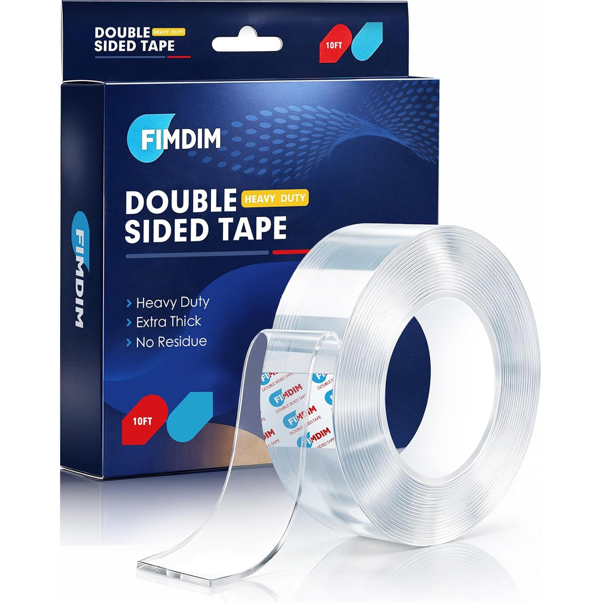 Double Sided Tape Heavy Duty, Nano Adhesive Mounting Tape (10FT)
