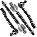 4PC Front Outer & Inner Tie Rod Compatible with Fit for Acura Integra, for Honda Civic Insight 2016 2017 2018 2019 2020 2021 2022 2023 2024 2025#OE EV801274 ES801251 ES801250