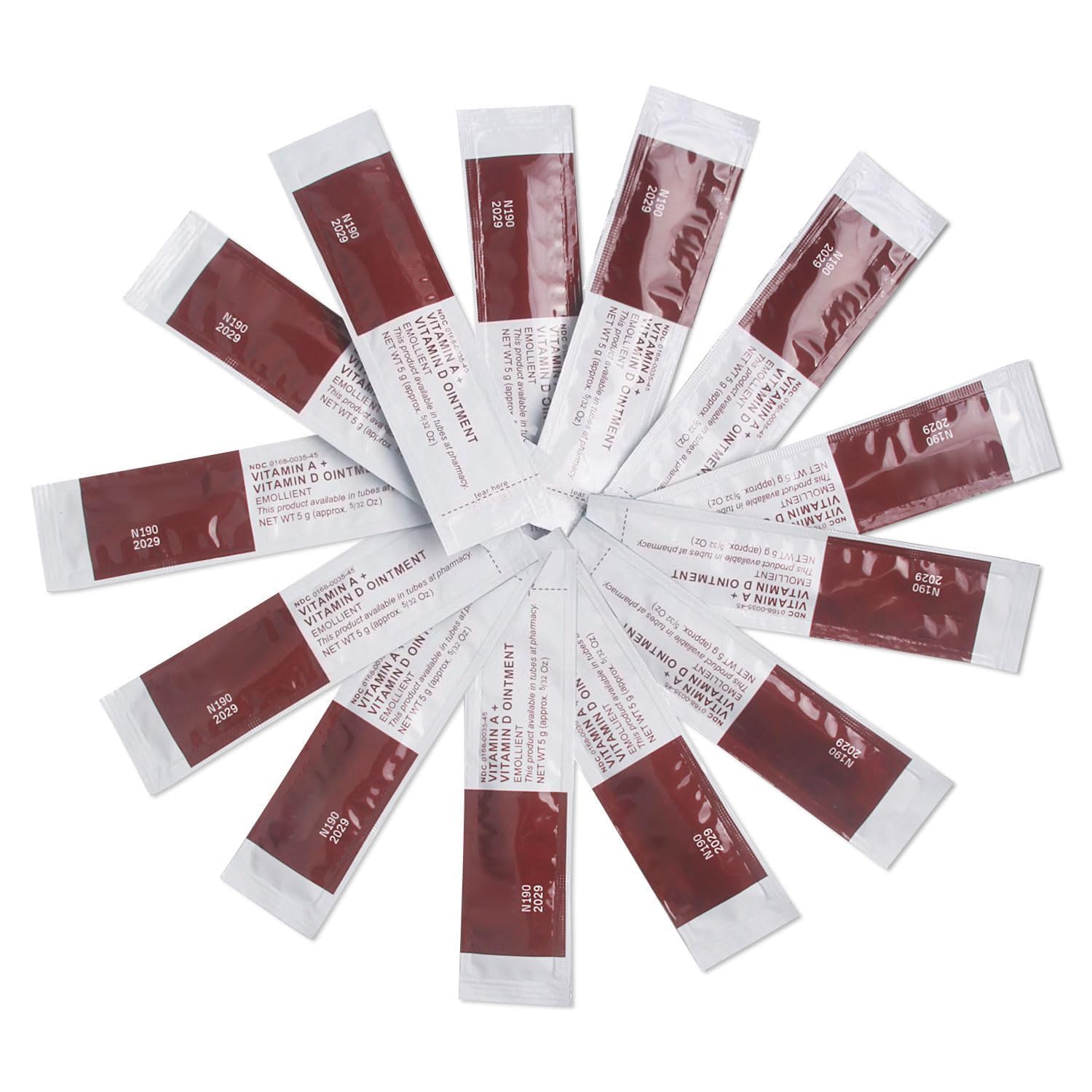 Tattoo Scar Repair Gel 50Pcs -Vitamin A&D Ointment for Tattoo Aftercare,Dry Skin & Scar Fading for Skin Moisturising