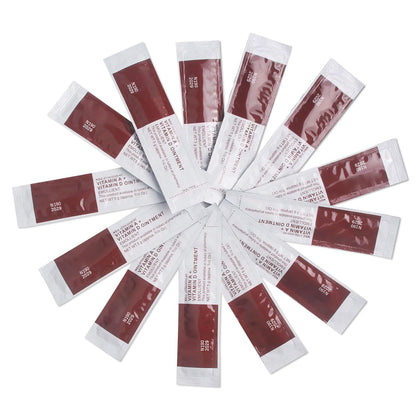 Tattoo Scar Repair Gel 50Pcs -Vitamin A&D Ointment for Tattoo Aftercare,Dry Skin & Scar Fading for Skin Moisturising