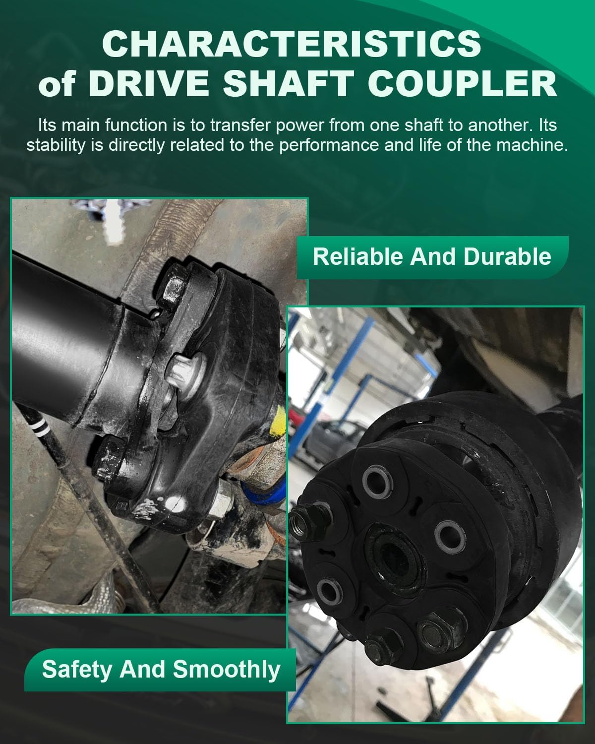 SCITOO Driveshaft Drive Shaft Coupler Flex Joint Shaft Coupling