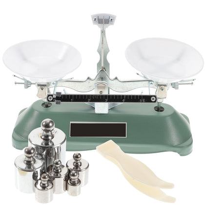 Balance Scale with Weights and Tweezers Laboratory Balance Scale for Classroom Science Teaching Physics and Chemistry