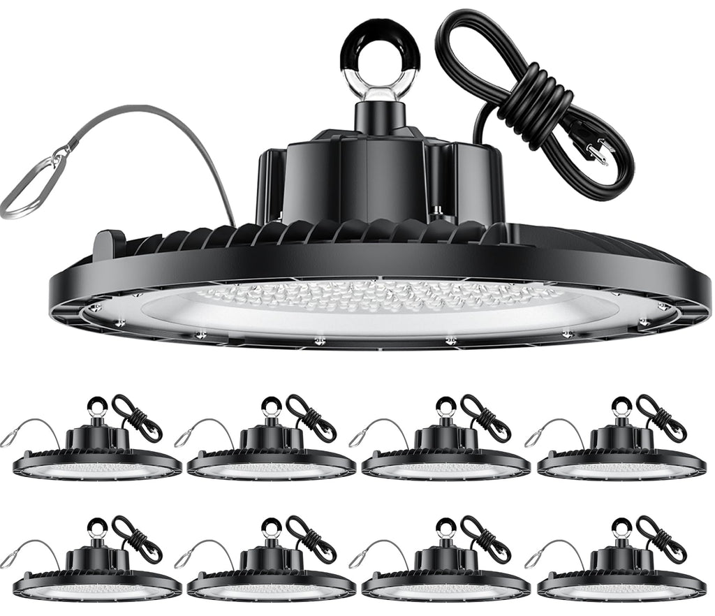 High Bay LED Shop Lights 200W 8PACK