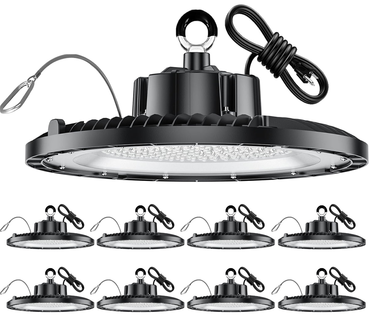 High Bay LED Shop Lights 200W 8PACK
