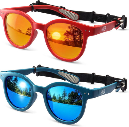 Kids Toddler Sunglasses Age 2-4/3-5 Boys Girls Polarized UV Protection Sun Glasses for Age 2-8