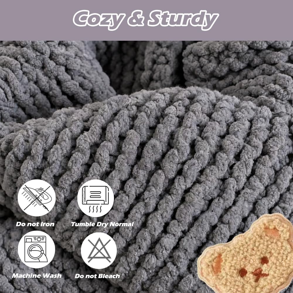 Knitting Loom Kit for Scarf, Easy Knitting Set Including Knitting Needles Set Plush Yarn, Learn to Knit kit with