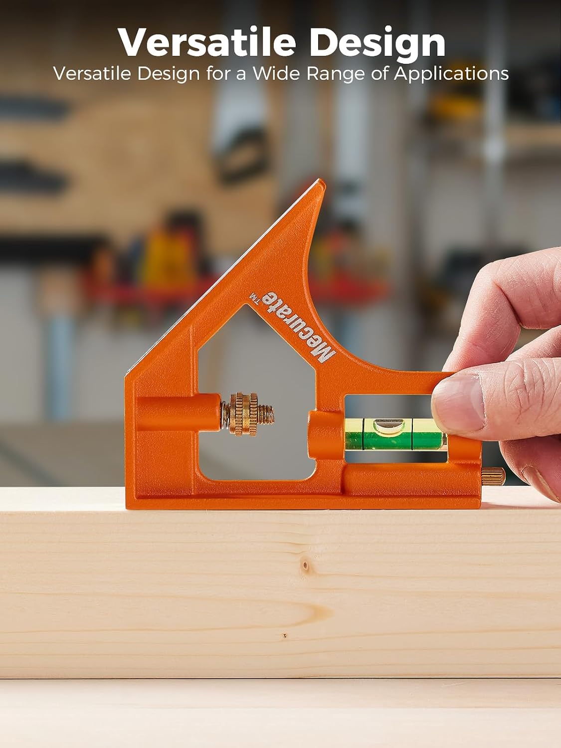 Mecurate 7-Inch Rafter Square & 12-Inch Combination Square Set