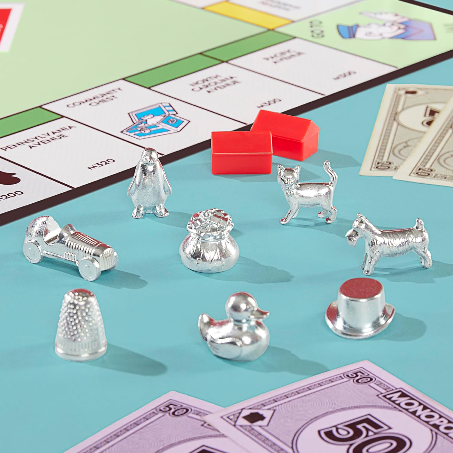 Board Game | Classic Game with Storage Tray and Larger Tokens | Ages 8+ | 2 to 6 Players | Family Games for Kids and